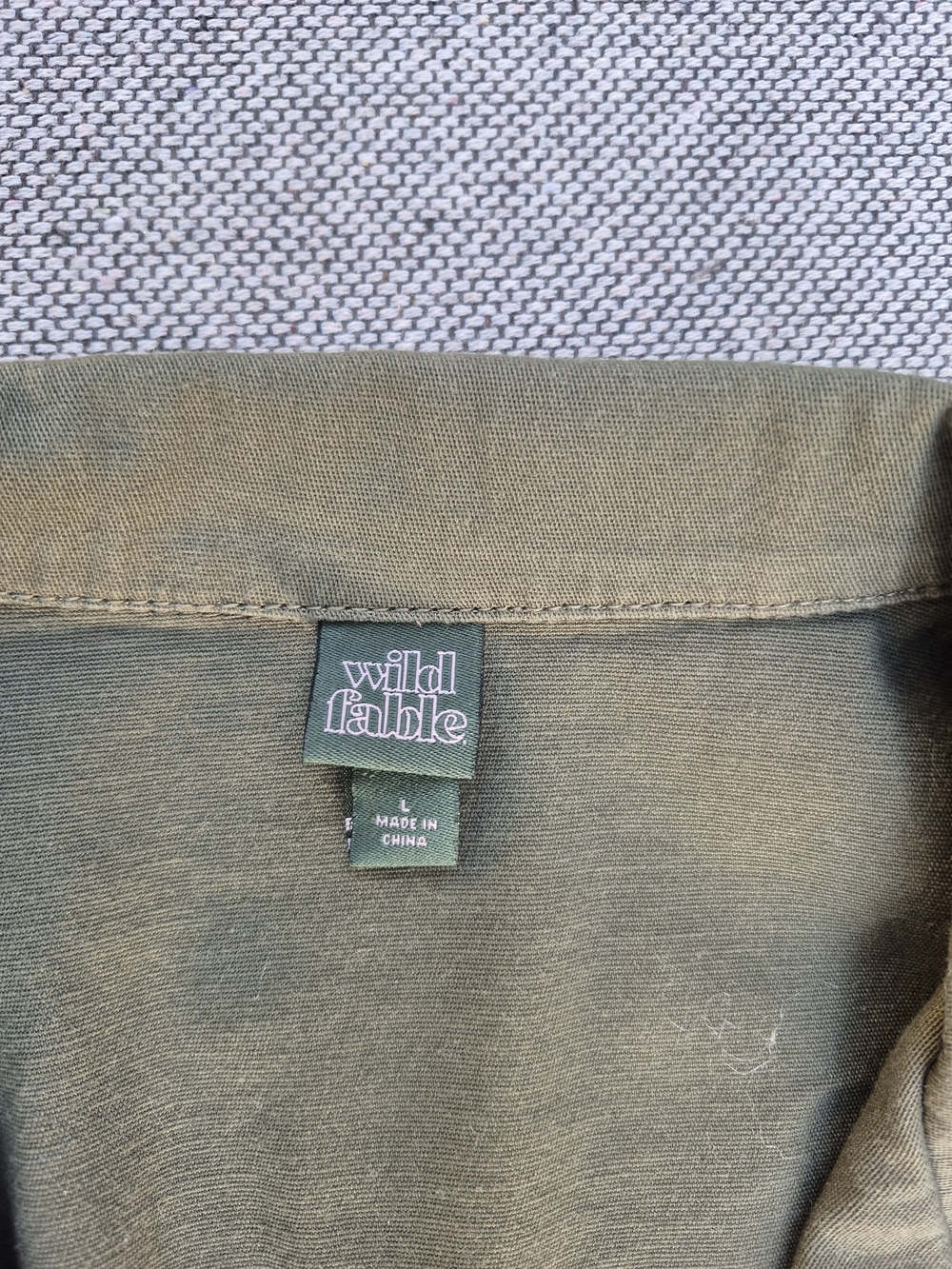 Wild Fable Olive Green Sleeveless Jumpsuit - Picture 8 of 8